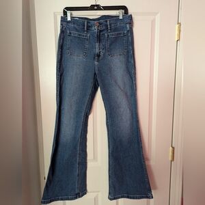 Gap High Rise 70s Flare Jeans